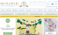 British Party Supplies Website: Party Pieces